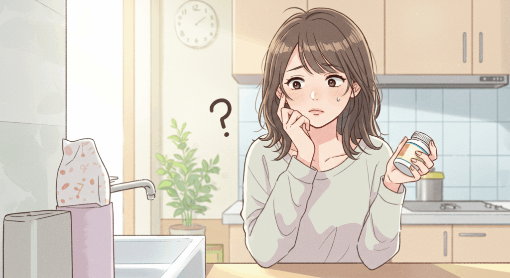 サプリは飲んでるけど効果分からない女性