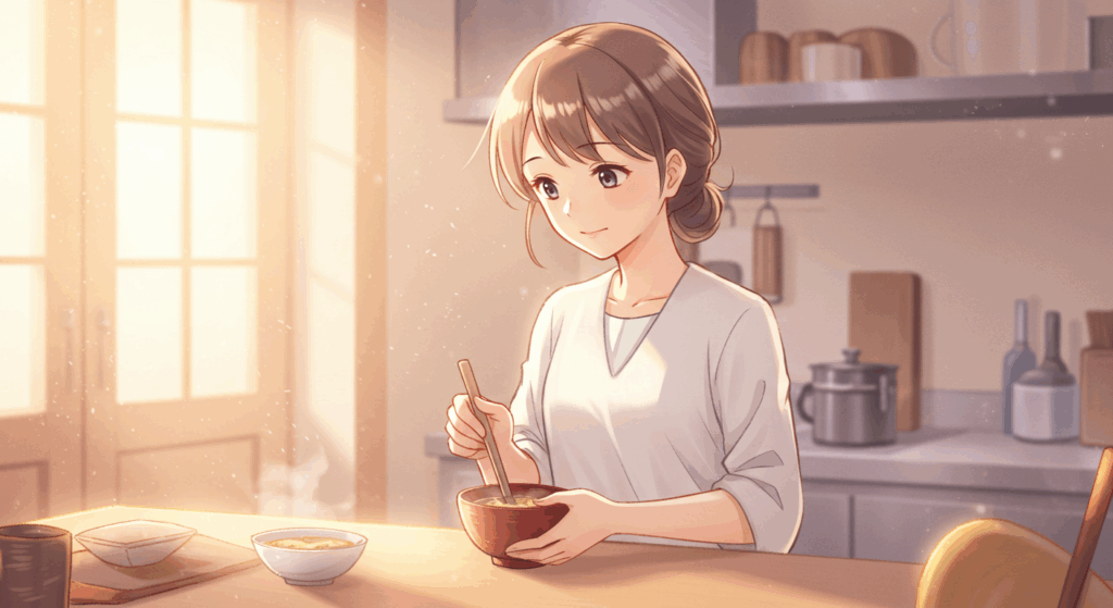 改善のための習慣に取り組む前向きな女性
